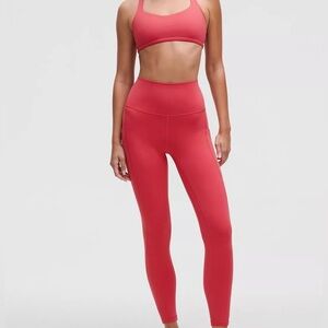 Lululemon Desert Red Align High Rise Leggings